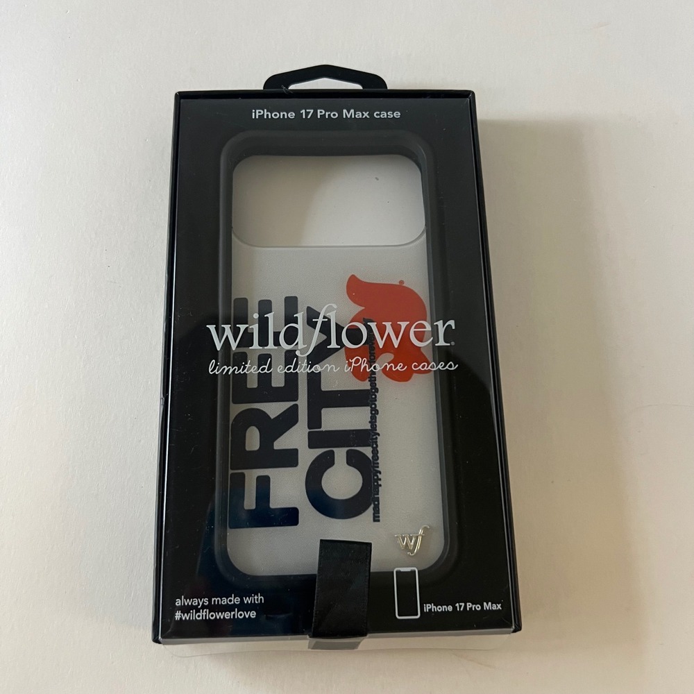 Wildflower MadHappy Free City Together Forever 17 Pro Max Case NIP